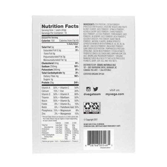 Vega One All-In-One Shake Organic, VGA